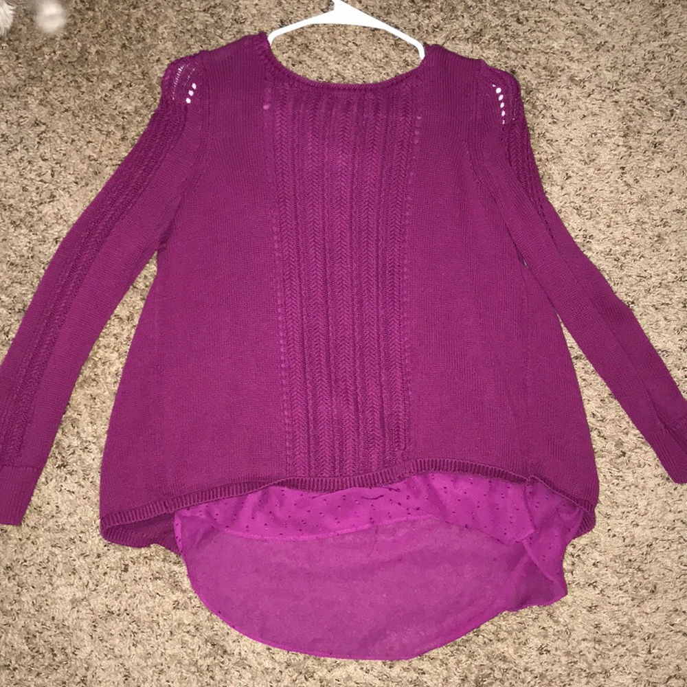 Violet Knit Sweater